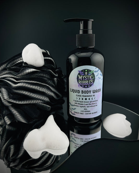 LIQUID BODY WASH- CLOUD FRAGRANCE (+ Sponge)