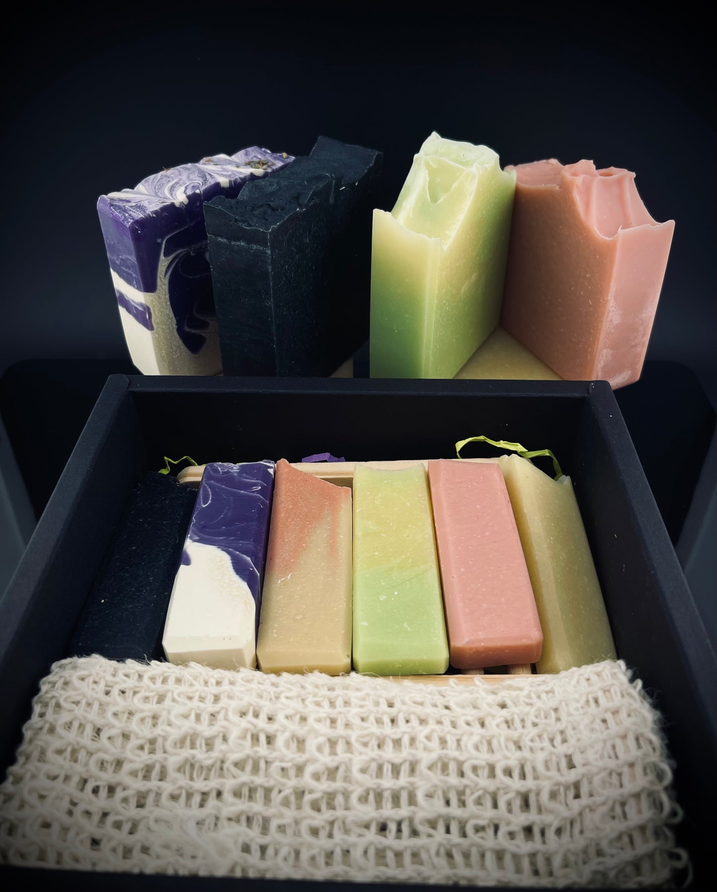 The variety pack, Our Always-Available Signature Soaps.