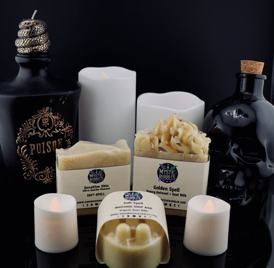 Fragrance-Free Goat Milk Soap Bundle +Free Soap Holder  LIMITED EDITION
