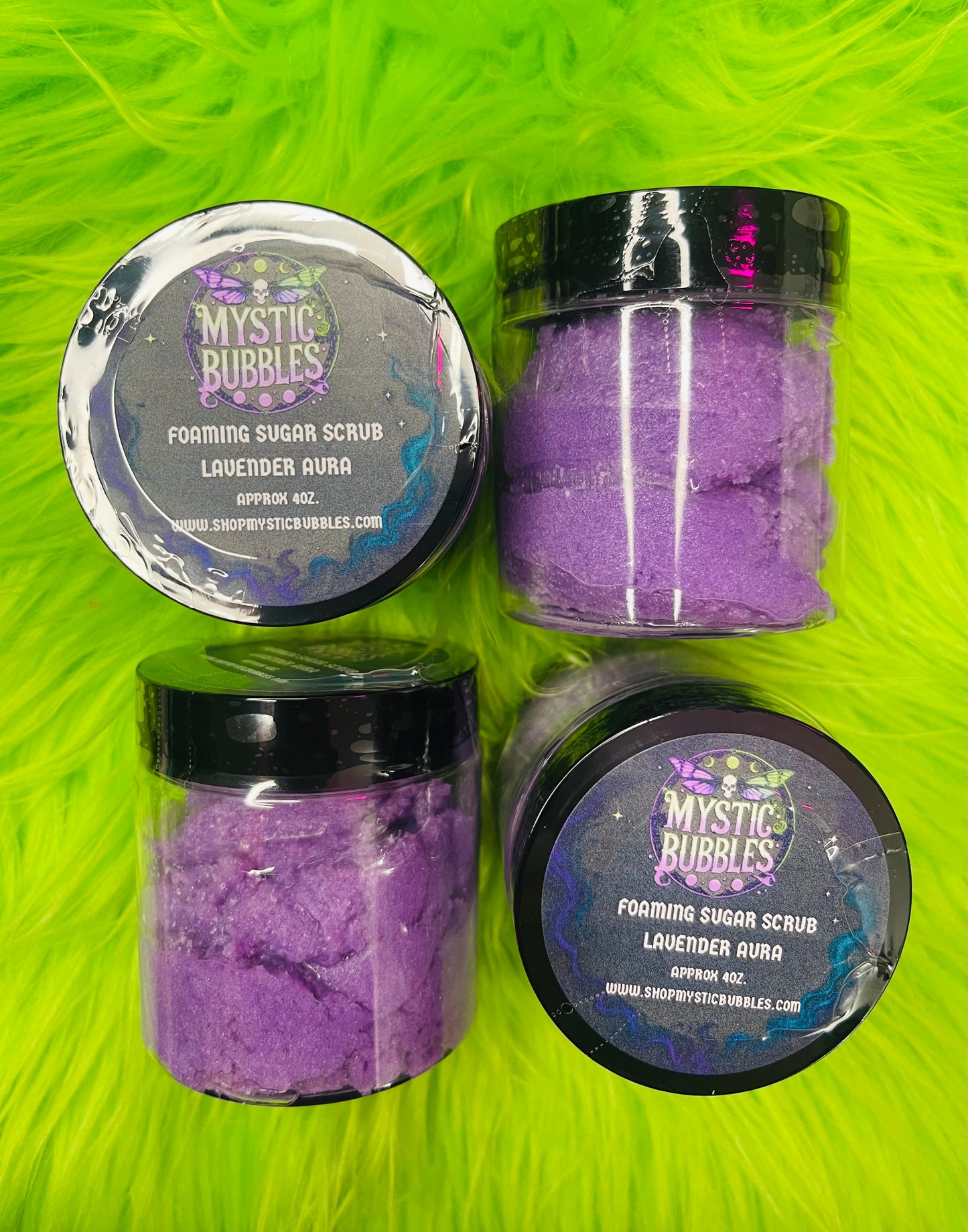LAVENDER AURA- FOAMING SUGAR SCRUB