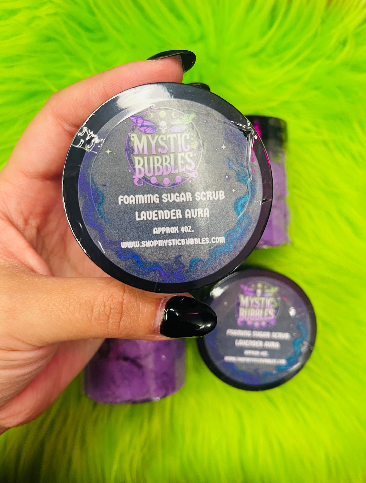 LAVENDER AURA- FOAMING SUGAR SCRUB