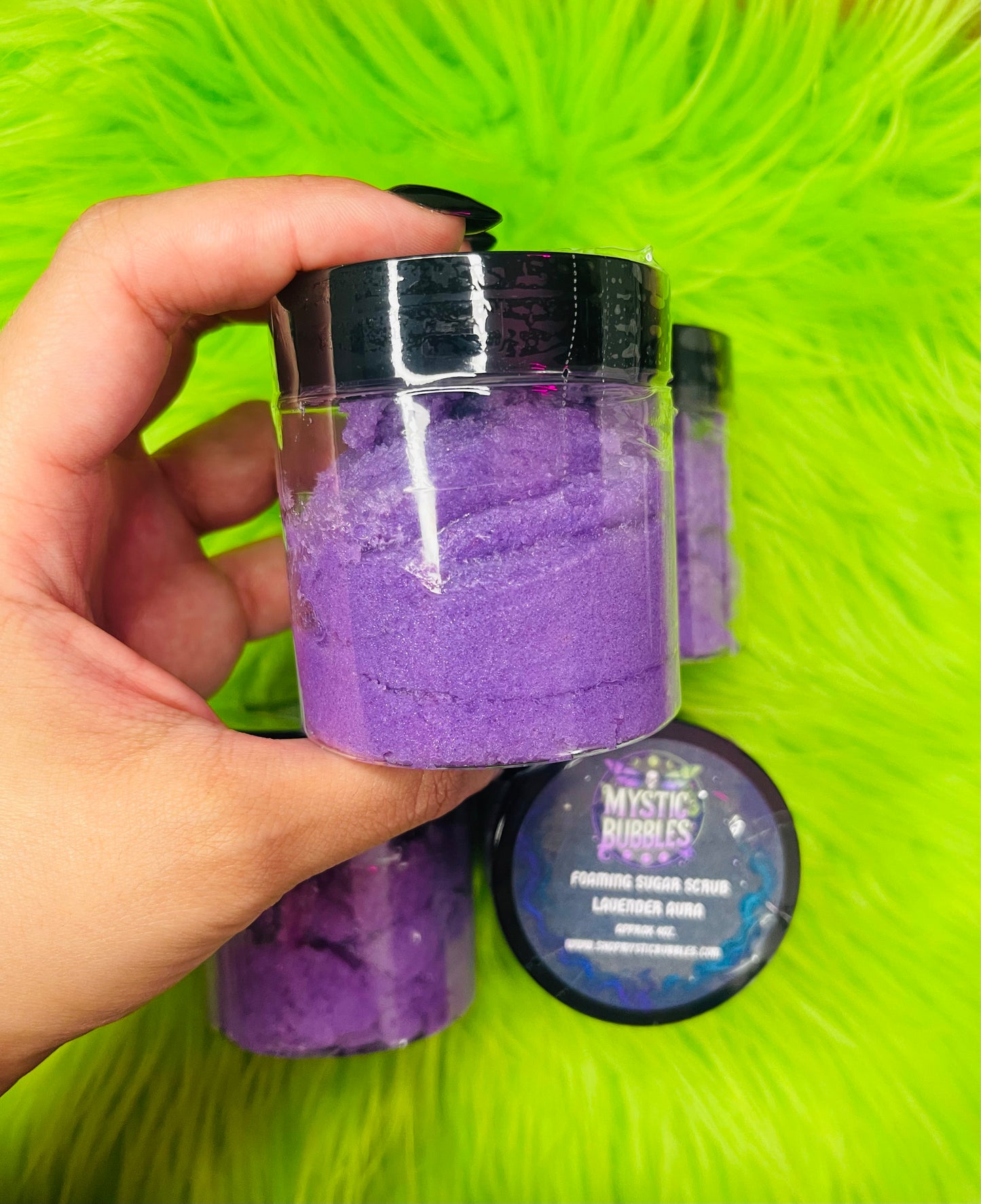 LAVENDER AURA- FOAMING SUGAR SCRUB
