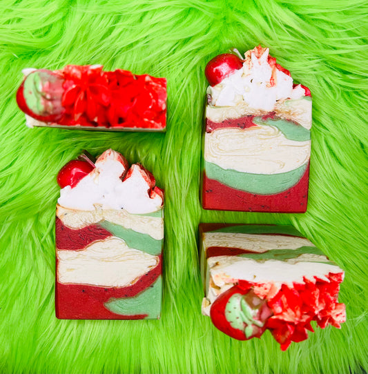 STRAWBERRY SHORTCAKE- FROSTED SOAP- Shipping on December 1st