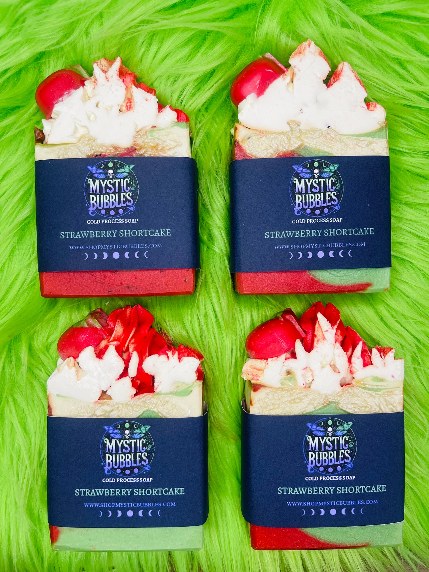 STRAWBERRY SHORTCAKE- FROSTED SOAP- Shipping on December 1st