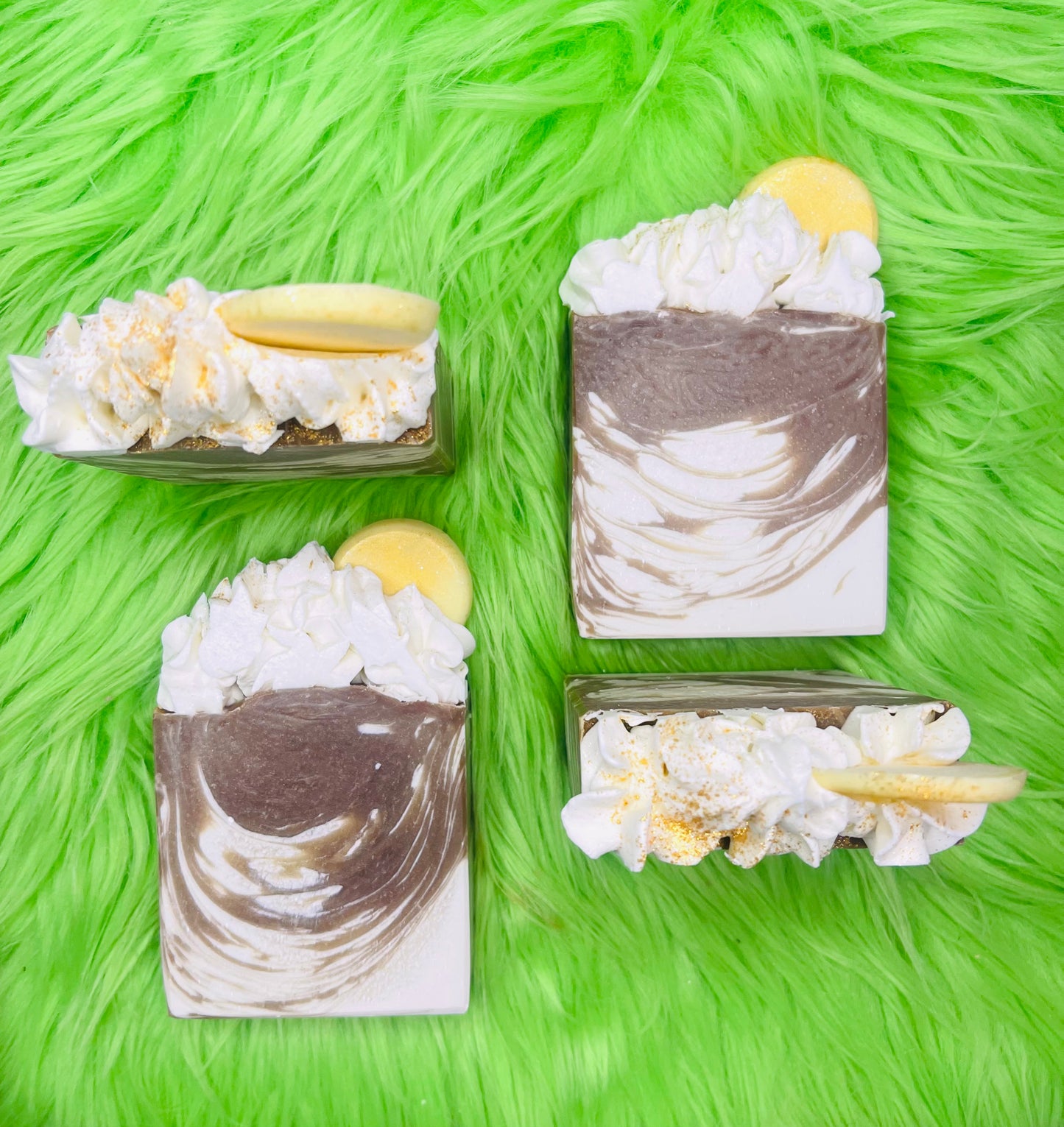 BANANA PUDDING- FROSTED SOAP- Shipping on December 1st