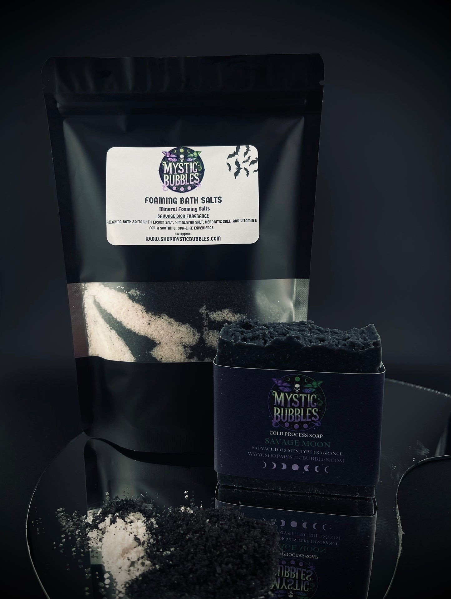 LUXURY BATH SALT & CHARCOAL SOAP BUNDLE- Sauvage Dior Inspired