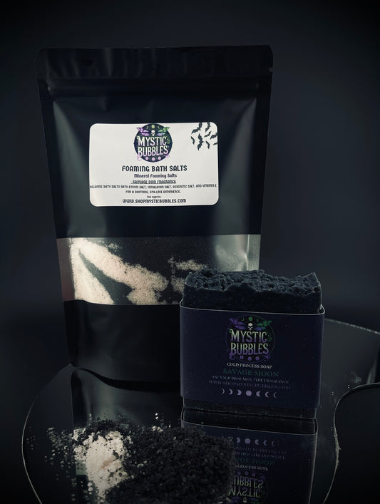 LUXURY BATH SALT & CHARCOAL SOAP BUNDLE- Sauvage Dior Inspired