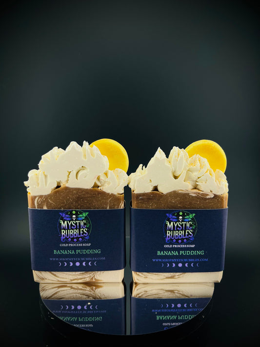 BANANA PUDDING- FROSTED SOAP