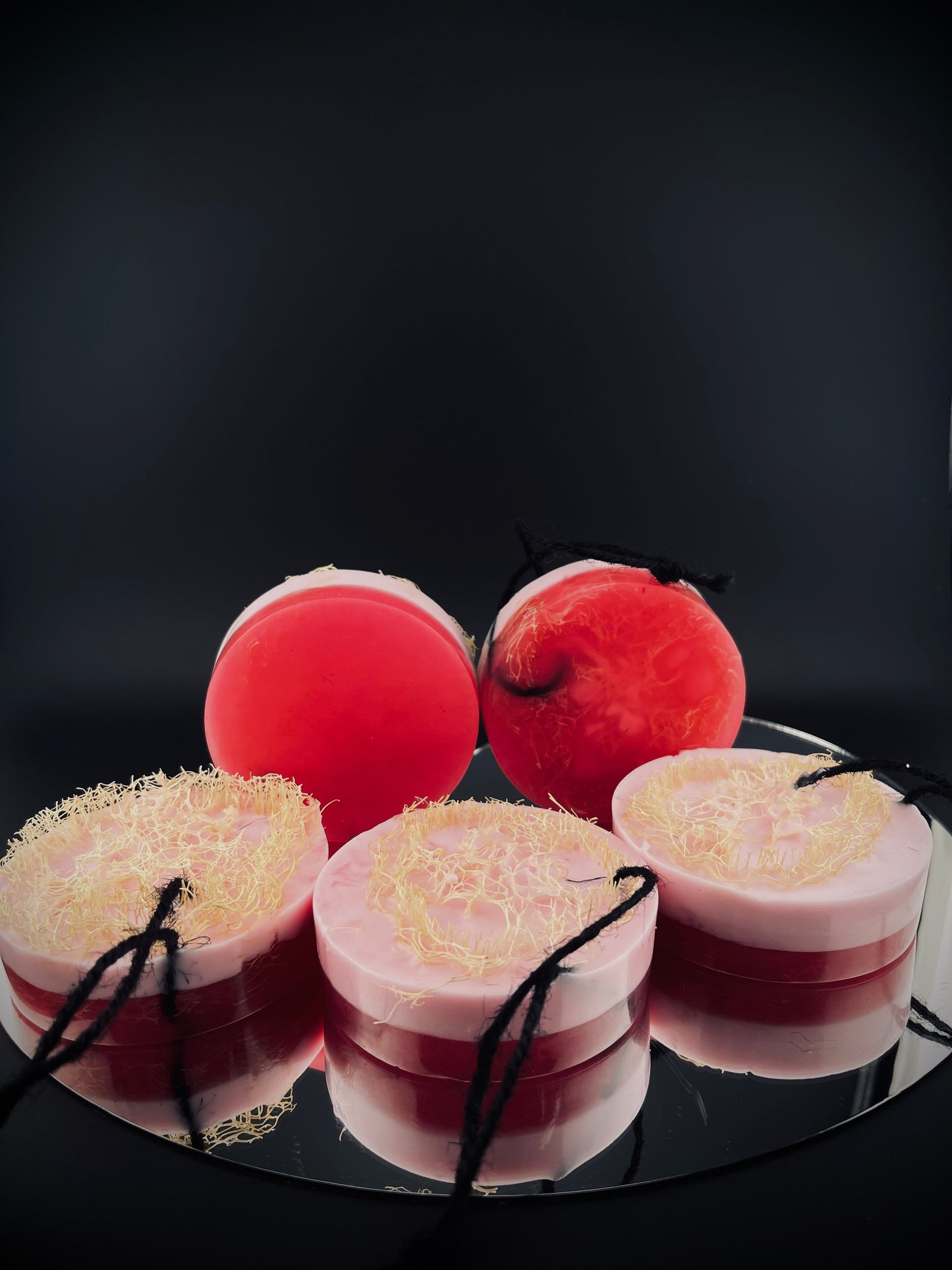LOOFAH SOAP- Strawberry Shortcake Fragrance