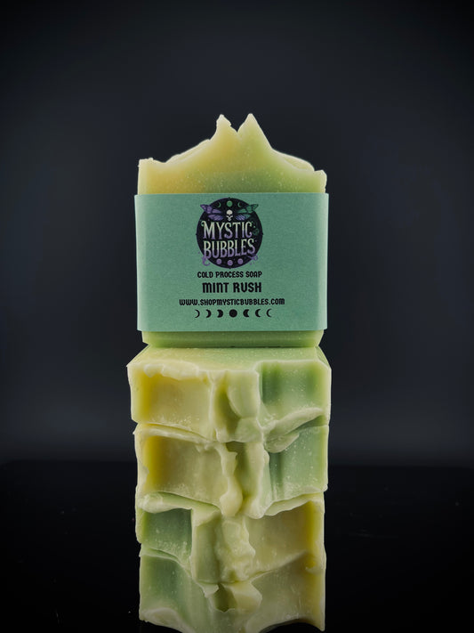 MINT RUSH- Menthol Crystals, Peppermint Essential Oil and Eucalyptus Essential Oil.