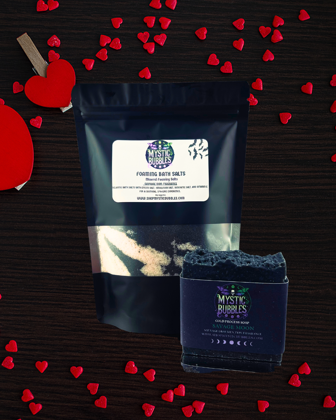 LUXURY BATH SALT & CHARCOAL SOAP BUNDLE- Sauvage Dior Inspired